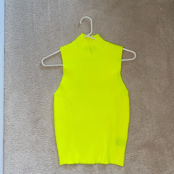 Fashion Nova Turtleneck Neon Top - Picture 3 of 3